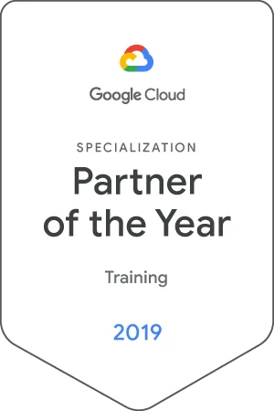 Google Cloud Partner of the Year 2019 Global