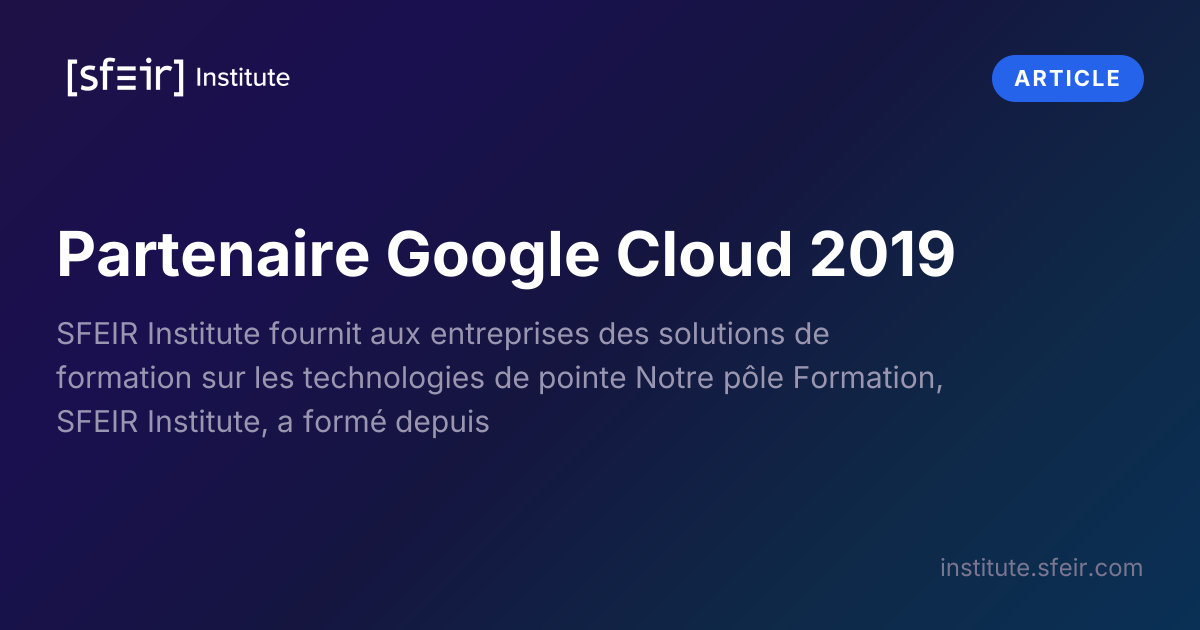 Google Cloud Partner 2019